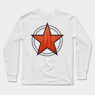 Wooden Pentacle 2 Long Sleeve T-Shirt